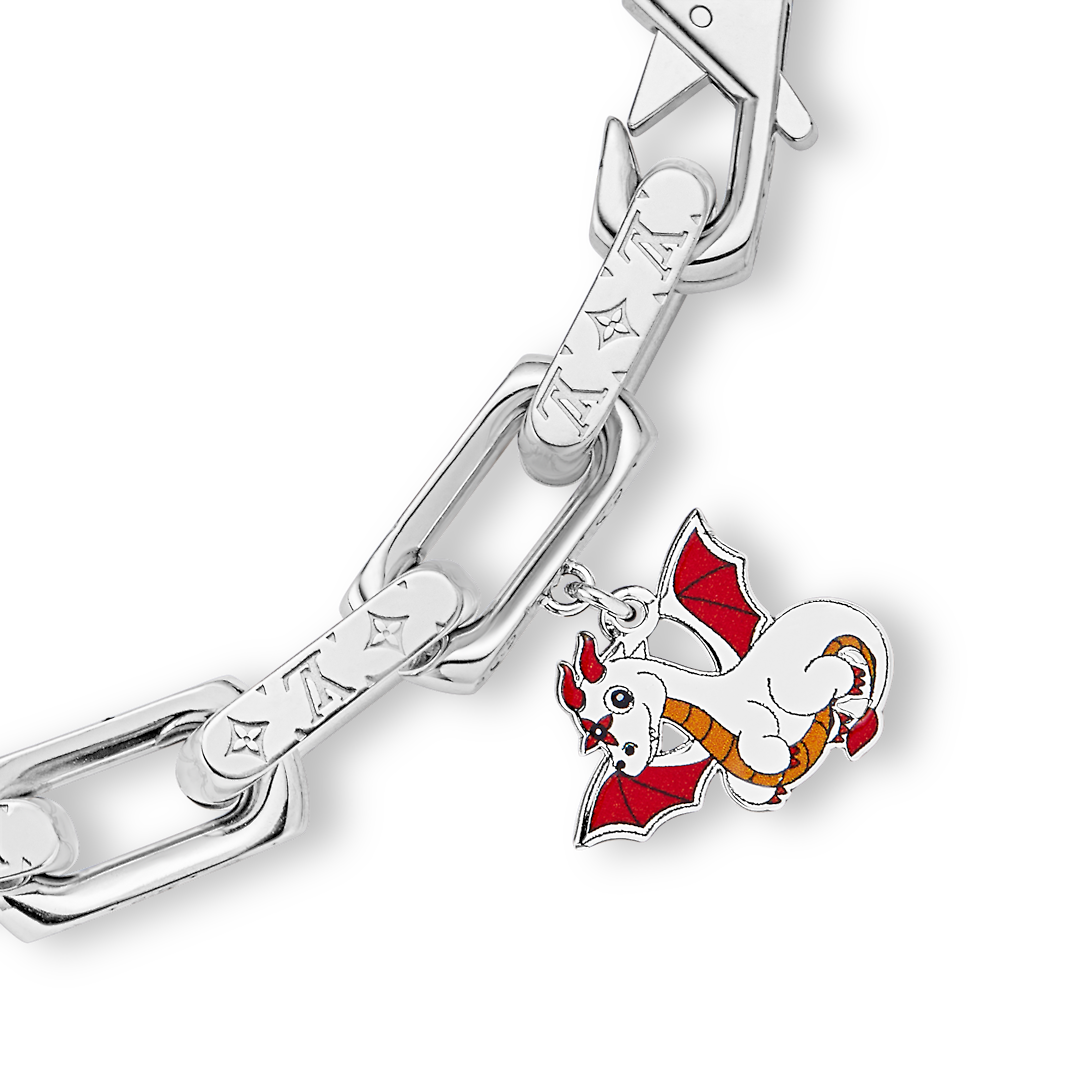 18K Louis Vuitton Dargon Monogram Chain Necklace