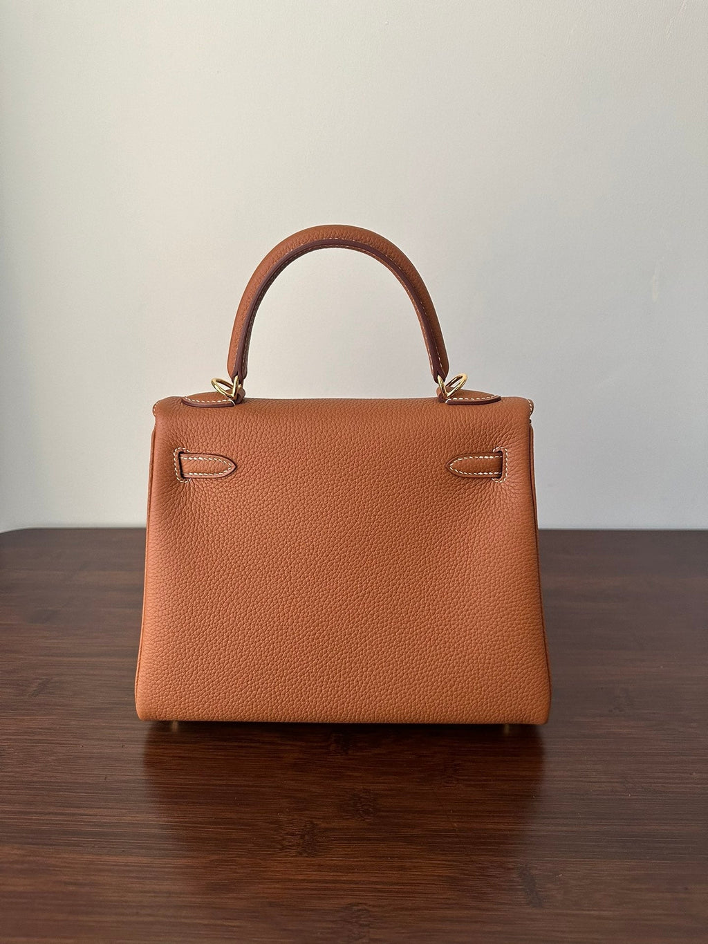 HERMES KELLY 25CM GOLD TOGO GOLD HARDWARE