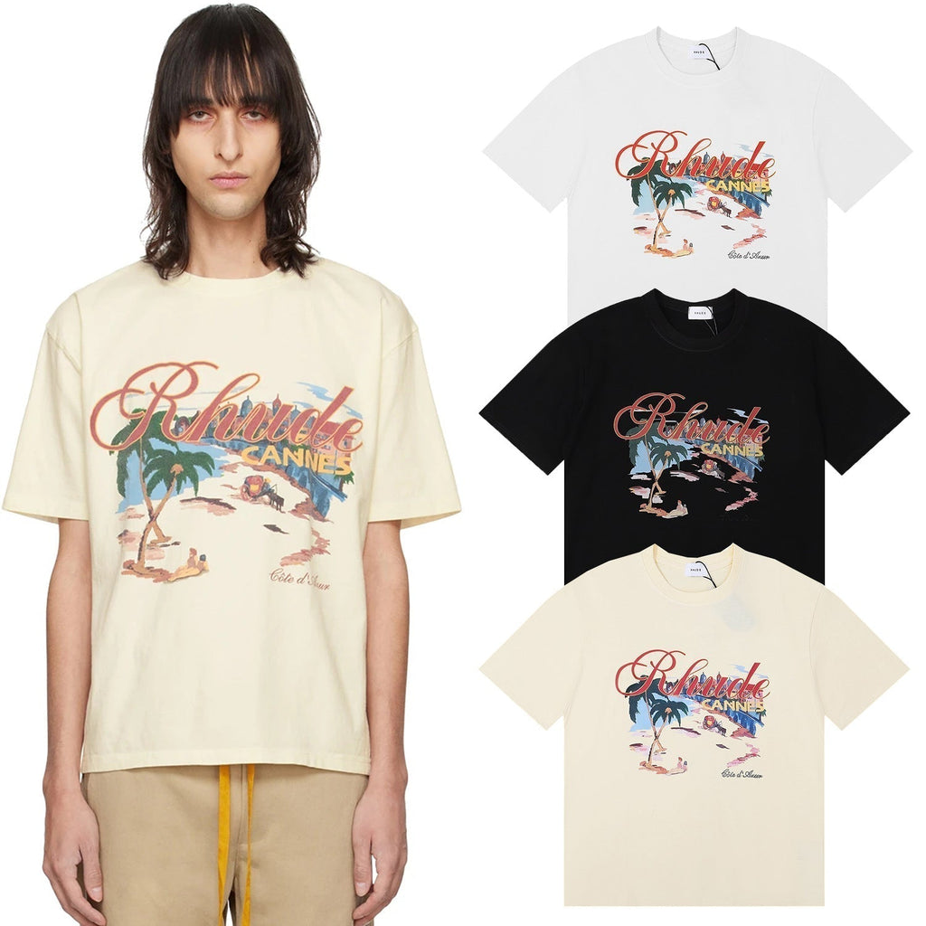RHUDE Cannes Beach T-shirt