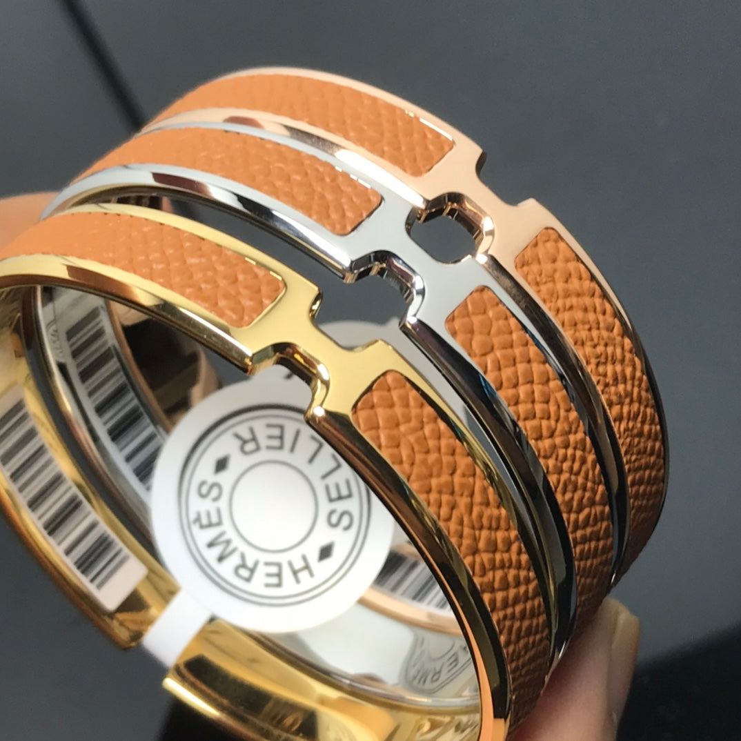 18K Olympe Orange Hermes Bracelet