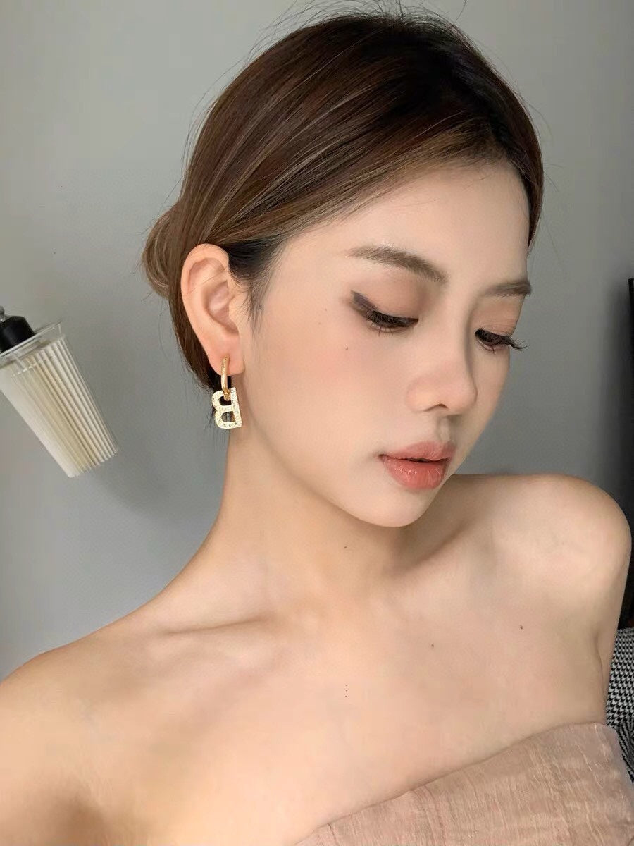18K Balenciaga Chain XS Earrings